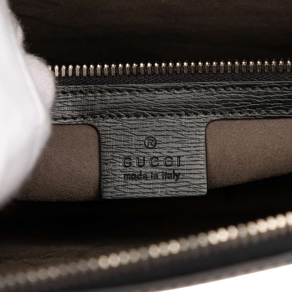 Gucci Leather Web Kingsnake Crossbody - Side view