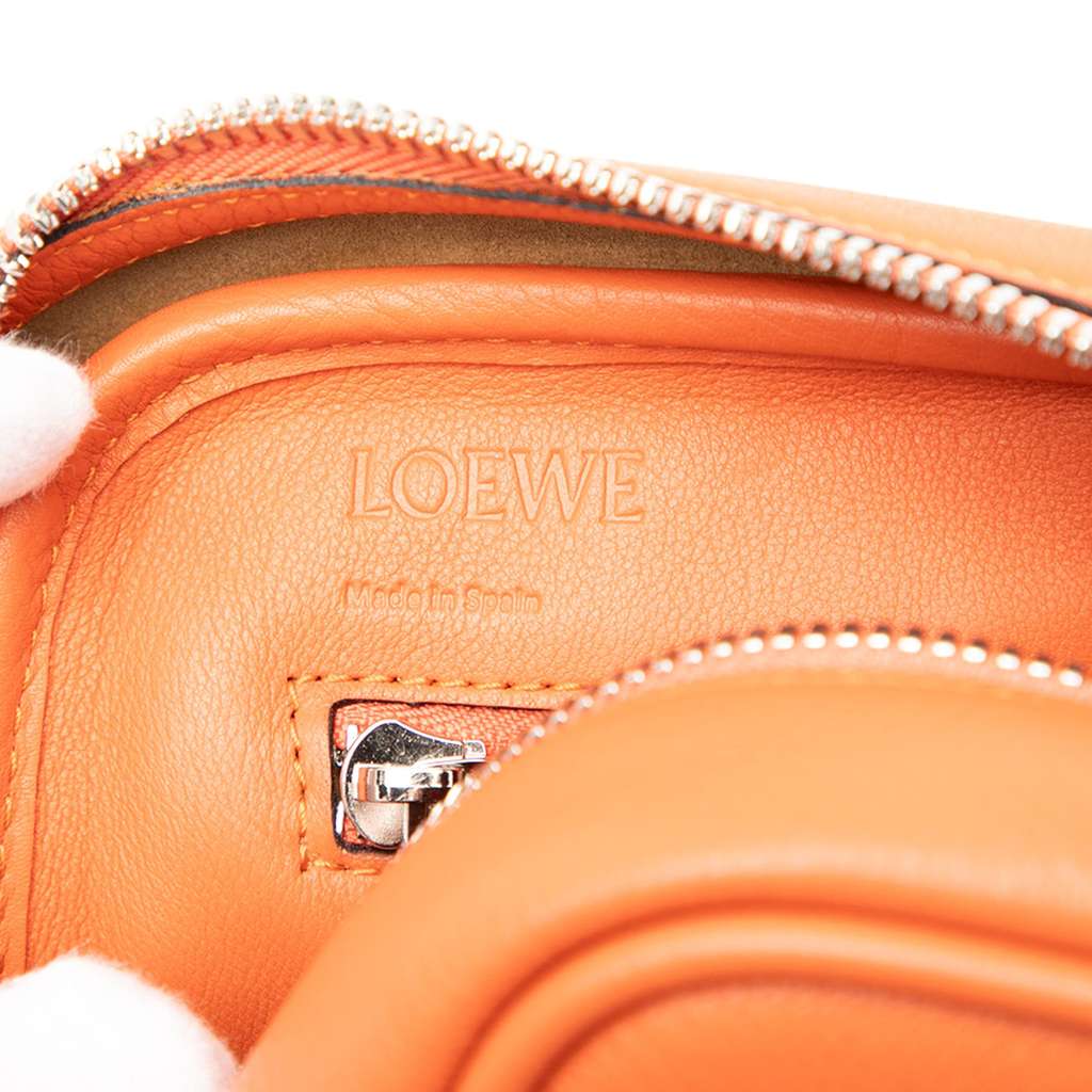 Loewe Medium Leather Amazona 75 Satchel - Side view