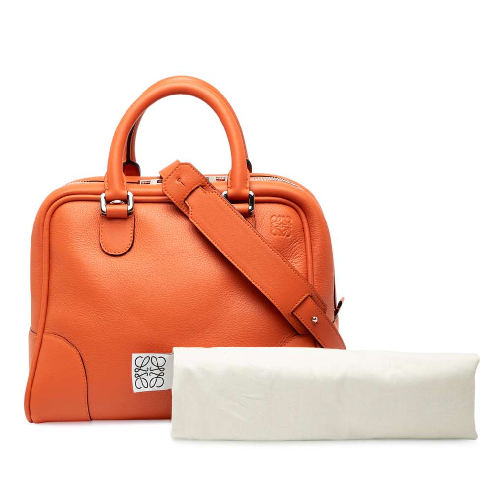 Loewe Medium Leather Amazona 75 Satchel - Image 10