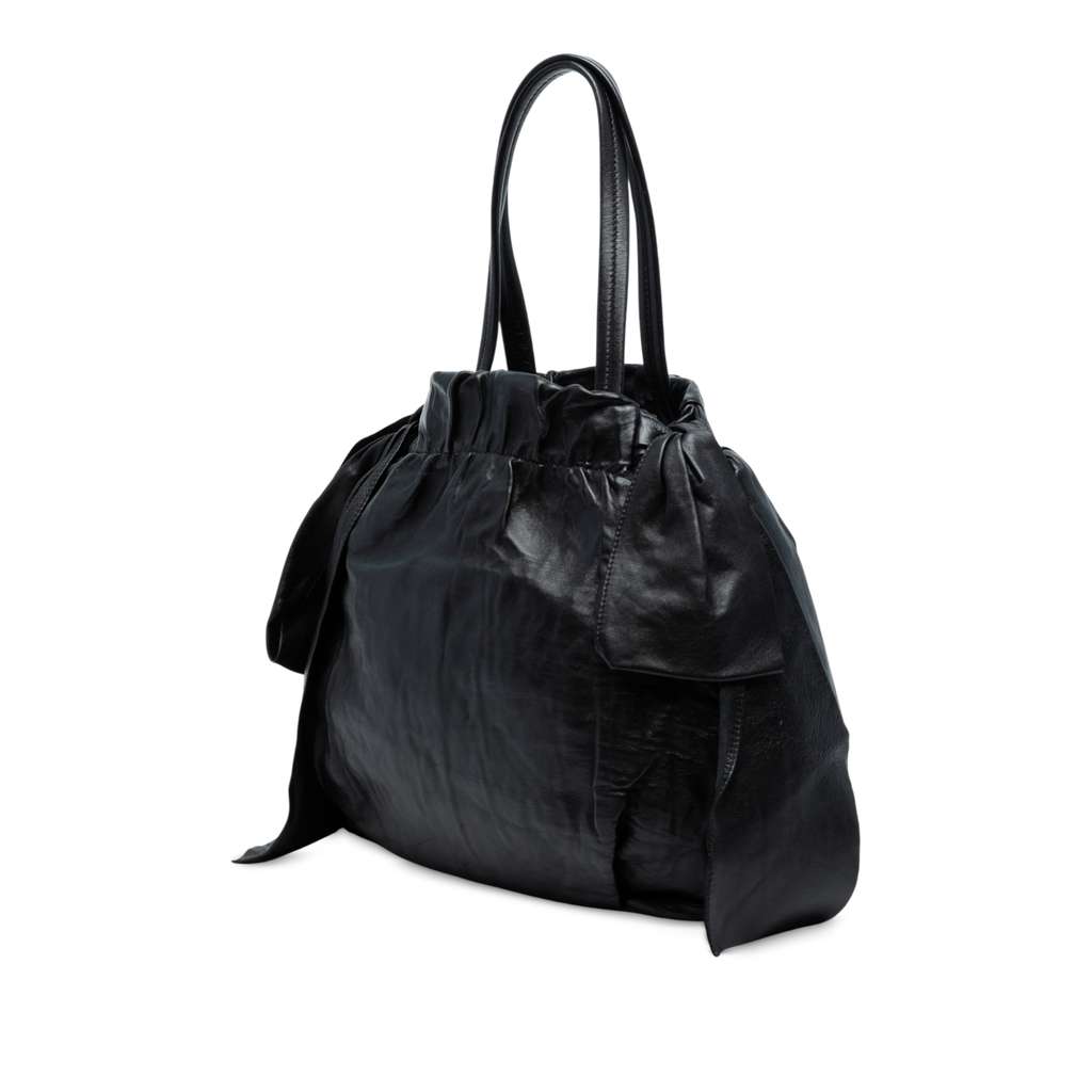 Prada Nappa Antique Bow Satchel - Back view