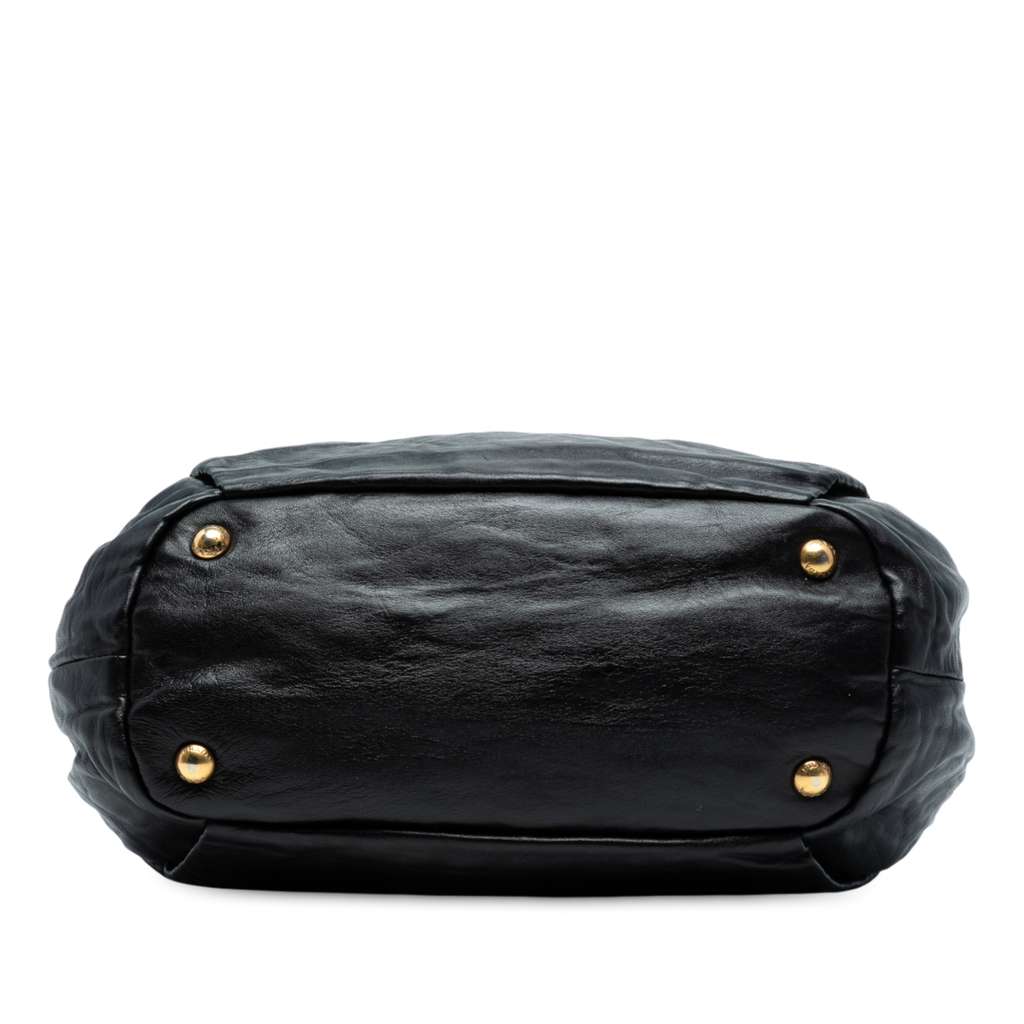 Prada Nappa Antique Bow Satchel - Image 6