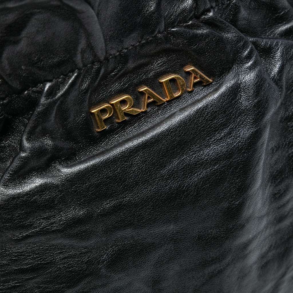 Prada Nappa Antique Bow Satchel - Side view