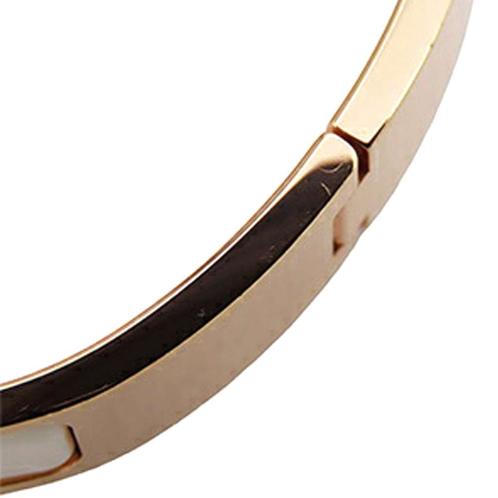 Hermès Narrow Enamel Clic H Bracelet PM - Image 13