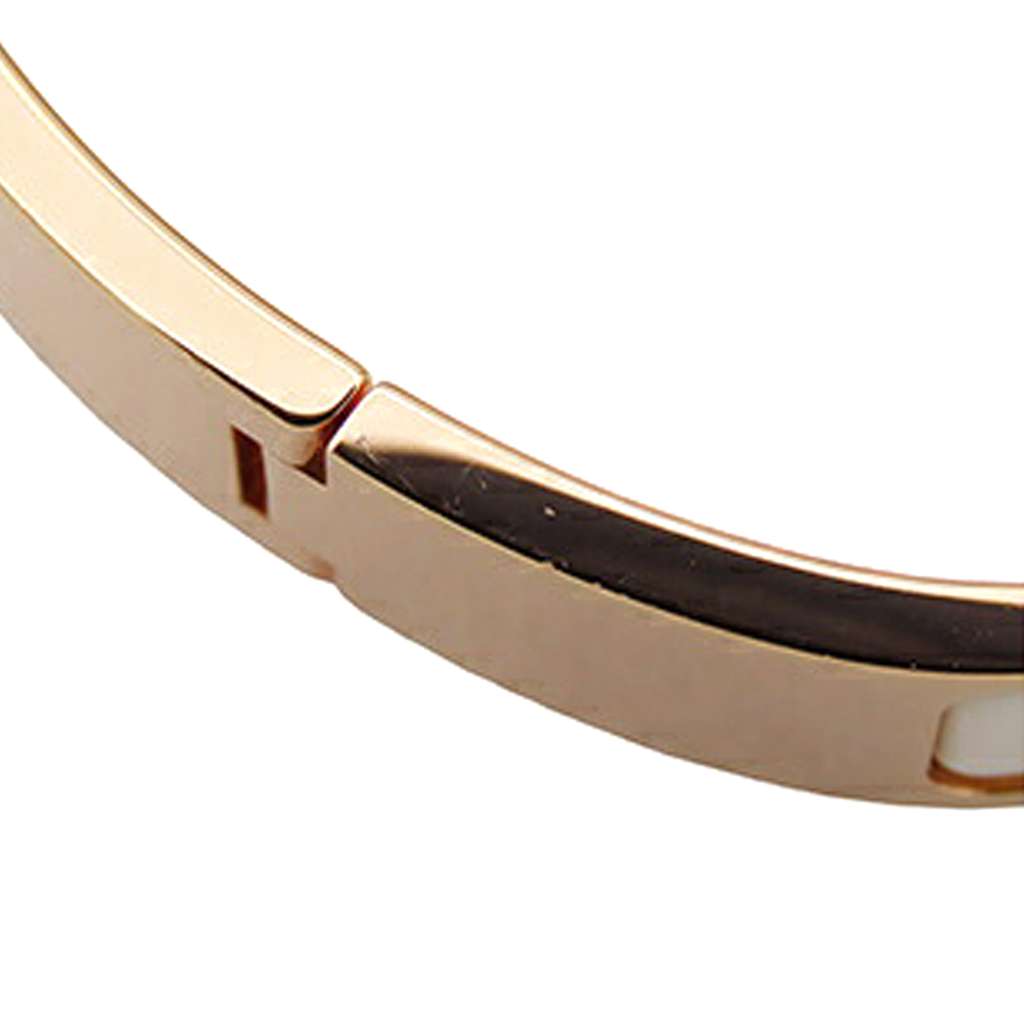 Hermès Narrow Enamel Clic H Bracelet PM - Image 14