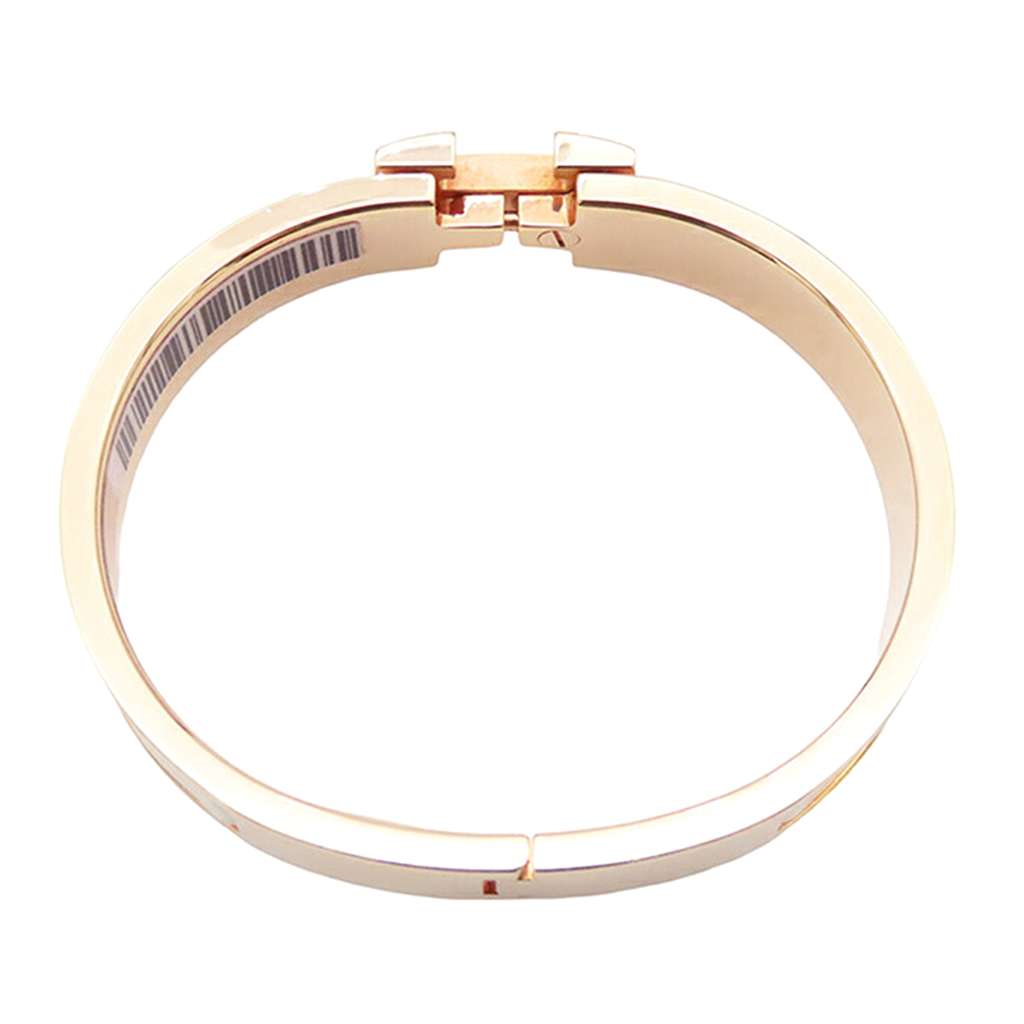 Hermès Narrow Enamel Clic H Bracelet PM - Image 6