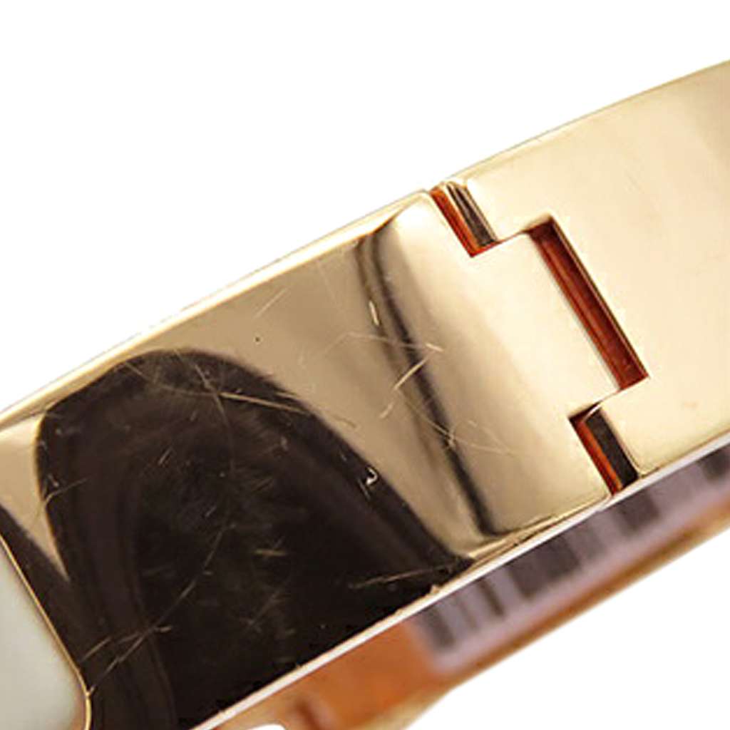 Hermès Narrow Enamel Clic H Bracelet PM - Image 10