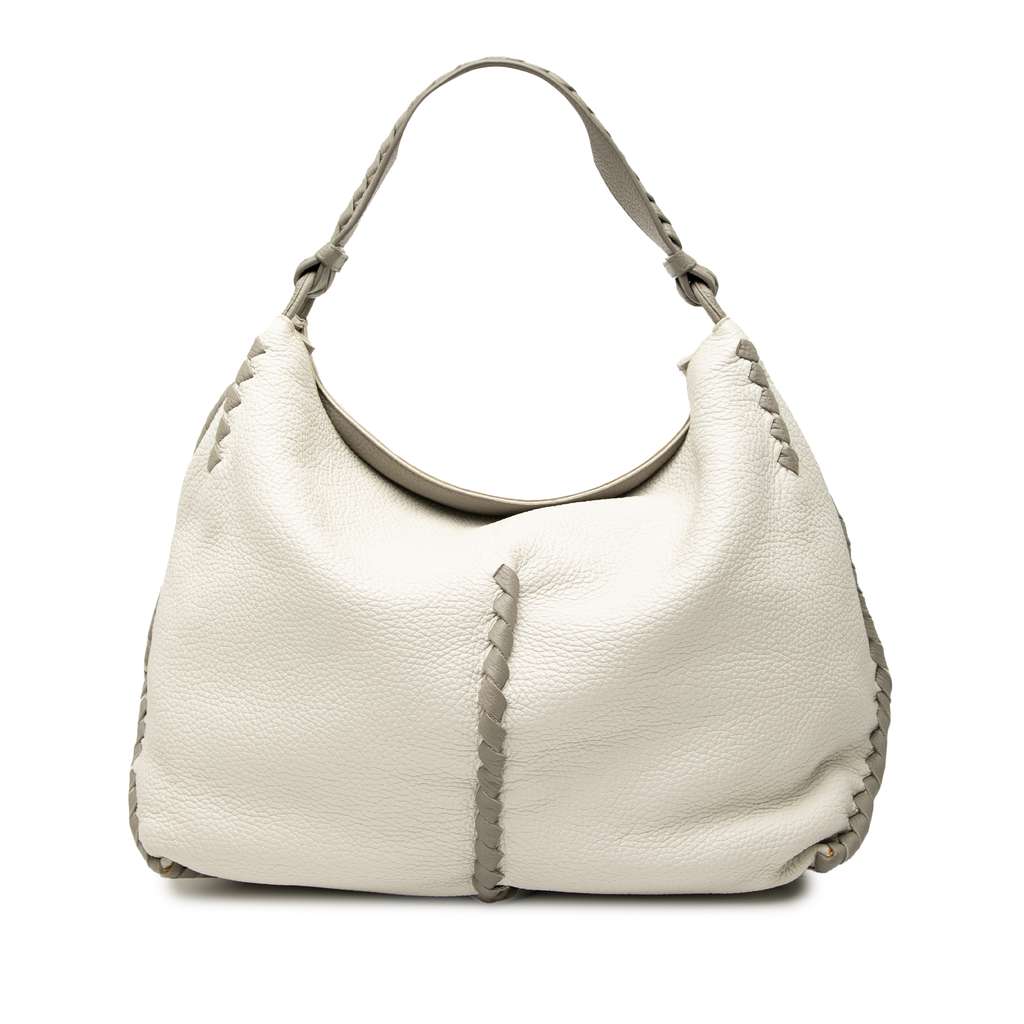 Bottega Veneta Large Washed Cervo Deerskin Hobo