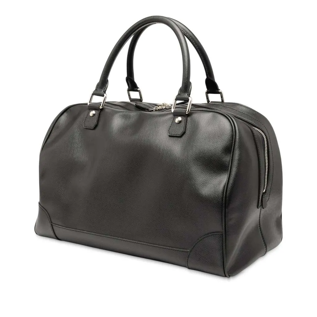 Louis Vuitton Taiga Stanislav Black Leather Good - Back View