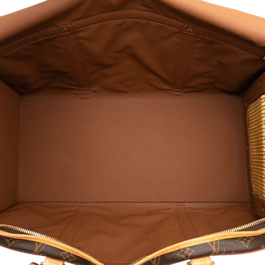 Louis Vuitton Monogram Sac Chien Pet Carrier 50 - 4