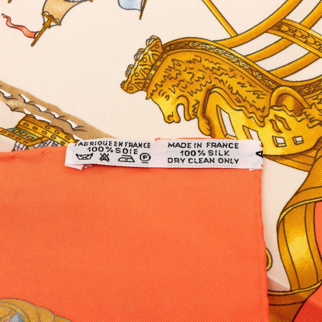 Hermès Voiles de Lumiere Silk Scarf - Side view