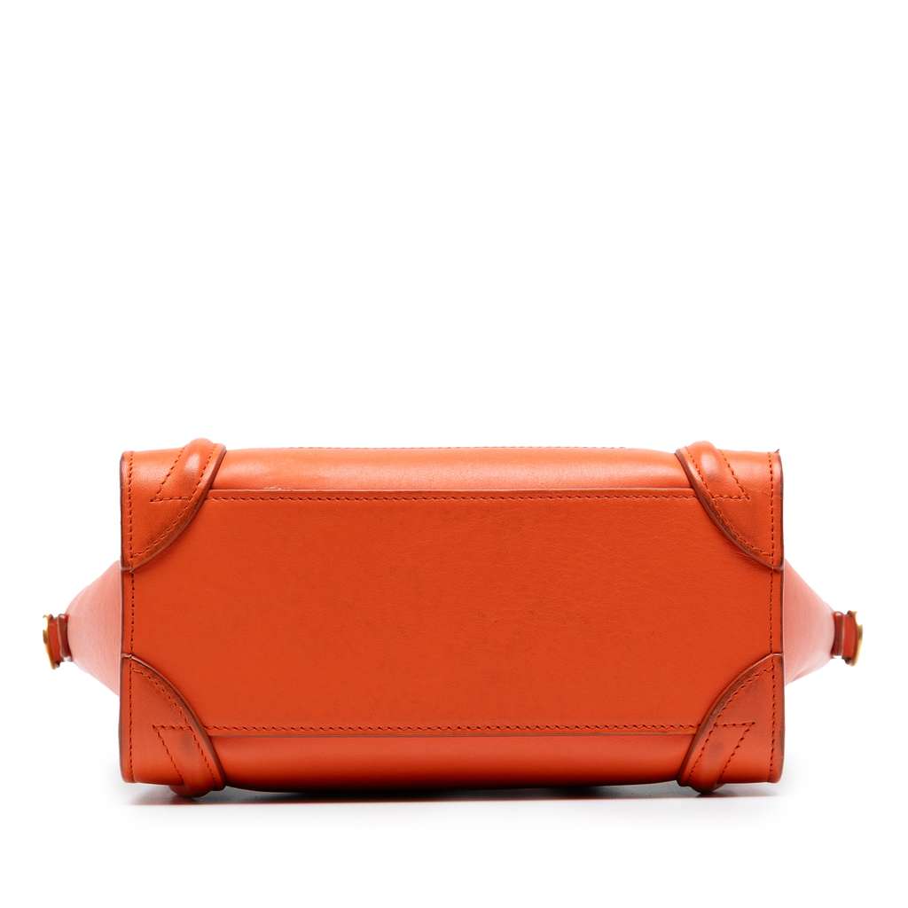 Celine Nano Leather Luggage Tote - Image 6