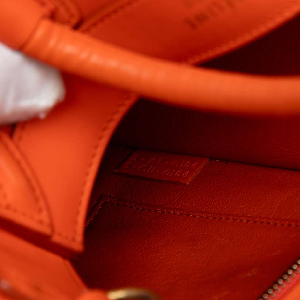 Celine Nano Leather Luggage Tote - Side view