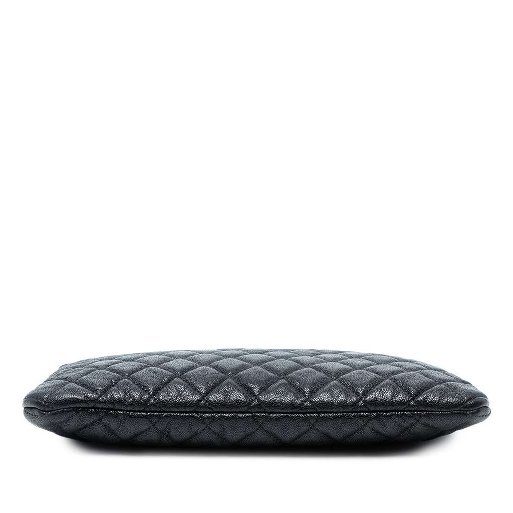 Chanel Medium Quilted Caviar Boy O Case Clutch - Image 6