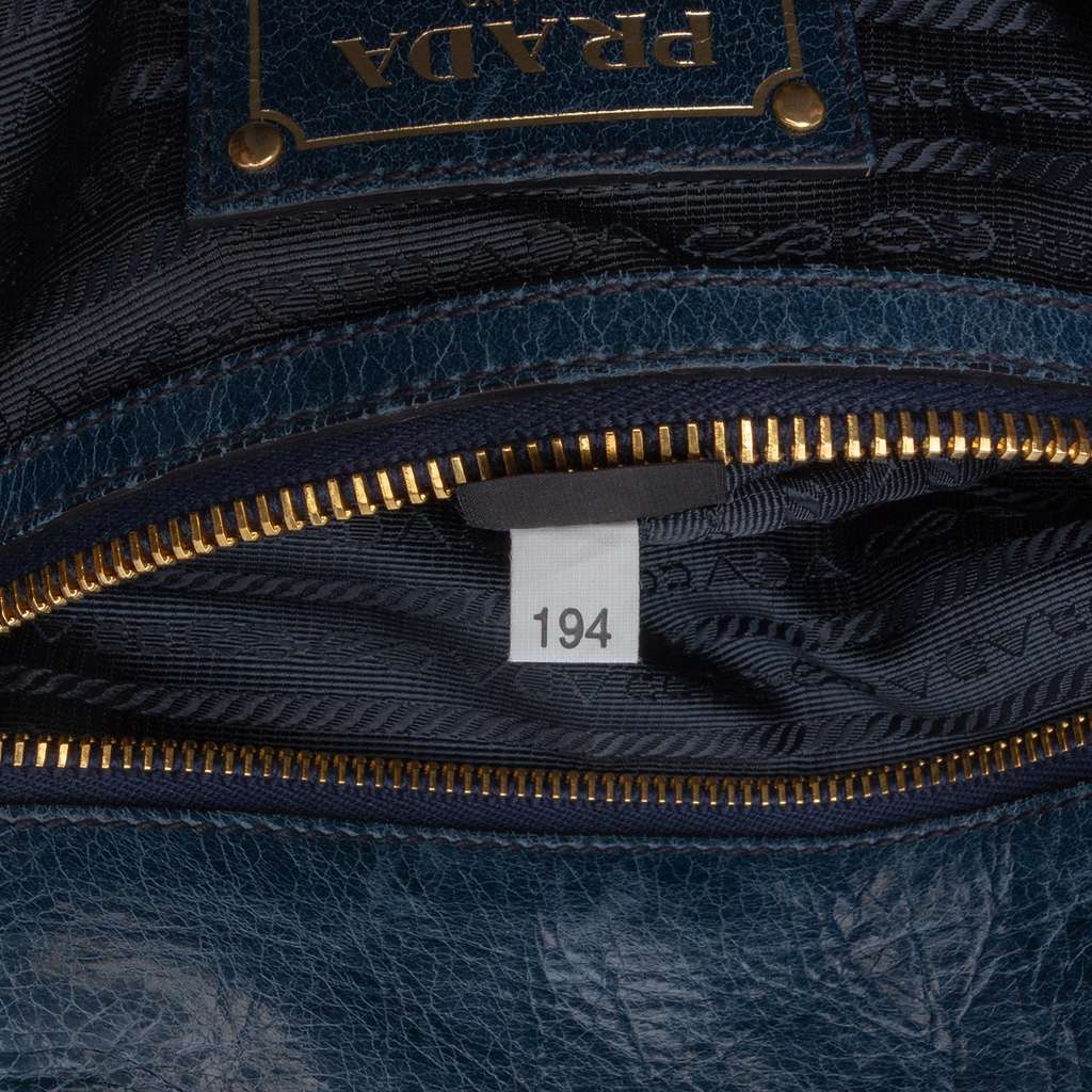 Prada Vitello Shine Zip Top Satchel - Detail 1