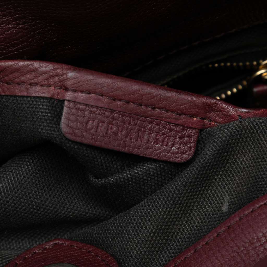 Burberry Small Grainy Calfskin and House Check Canvas Bingley Crossbody - Detail 1