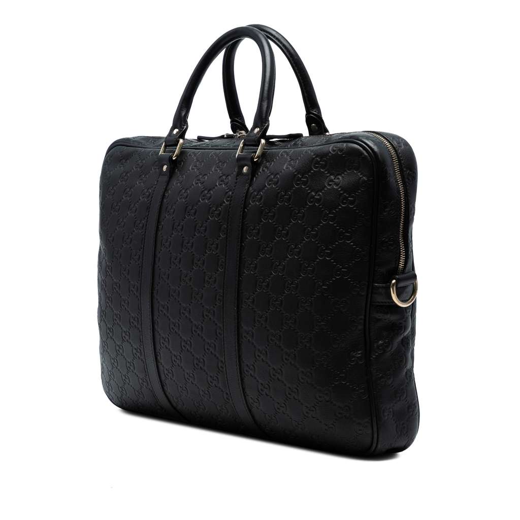 Gucci Guccissima Business Bag - Back view