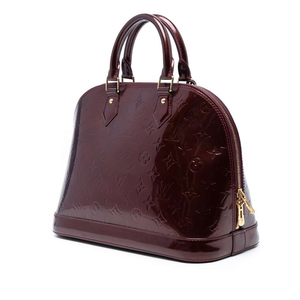 Louis Vuitton Monogram Vernis Alma PM - Back view