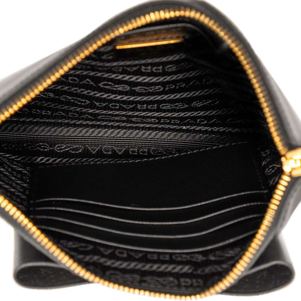 Prada Saffiano Bow Clutch - 4