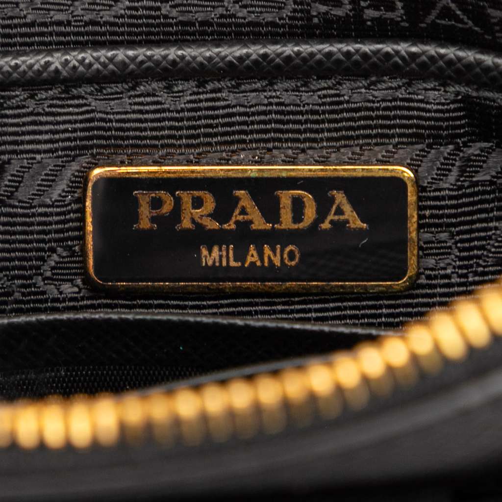 Prada Saffiano Bow Clutch - Side view