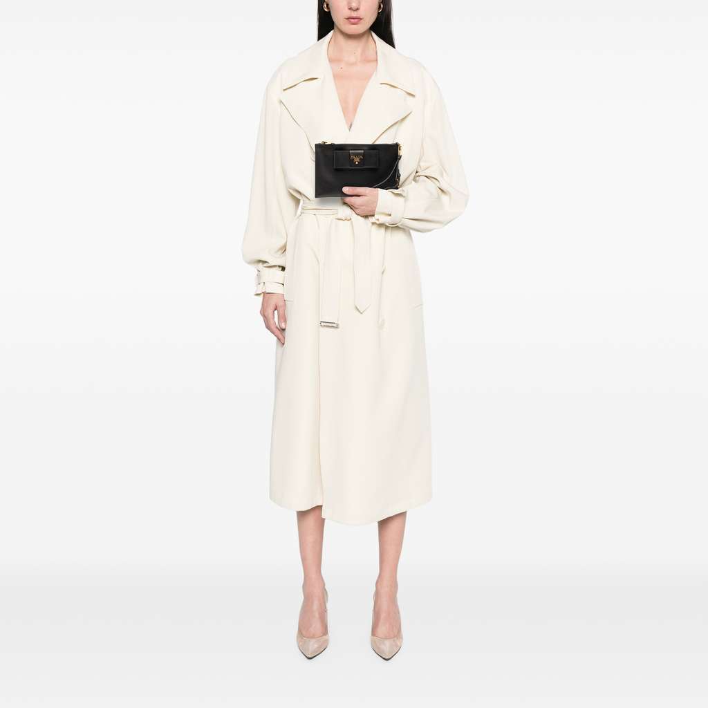 Prada Saffiano Bow Clutch - Image 10