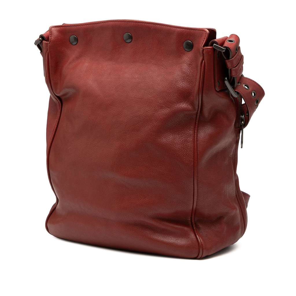 Bottega Veneta Nappa Intrecciato Grommet Crossbody - Back view