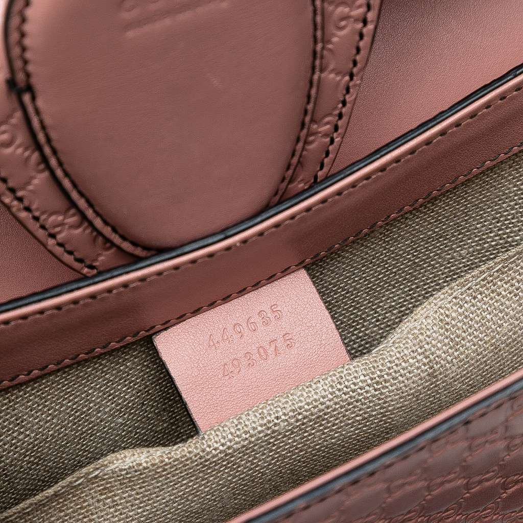 Gucci Medium Microguccissima Emily Shoulder Bag - Side view