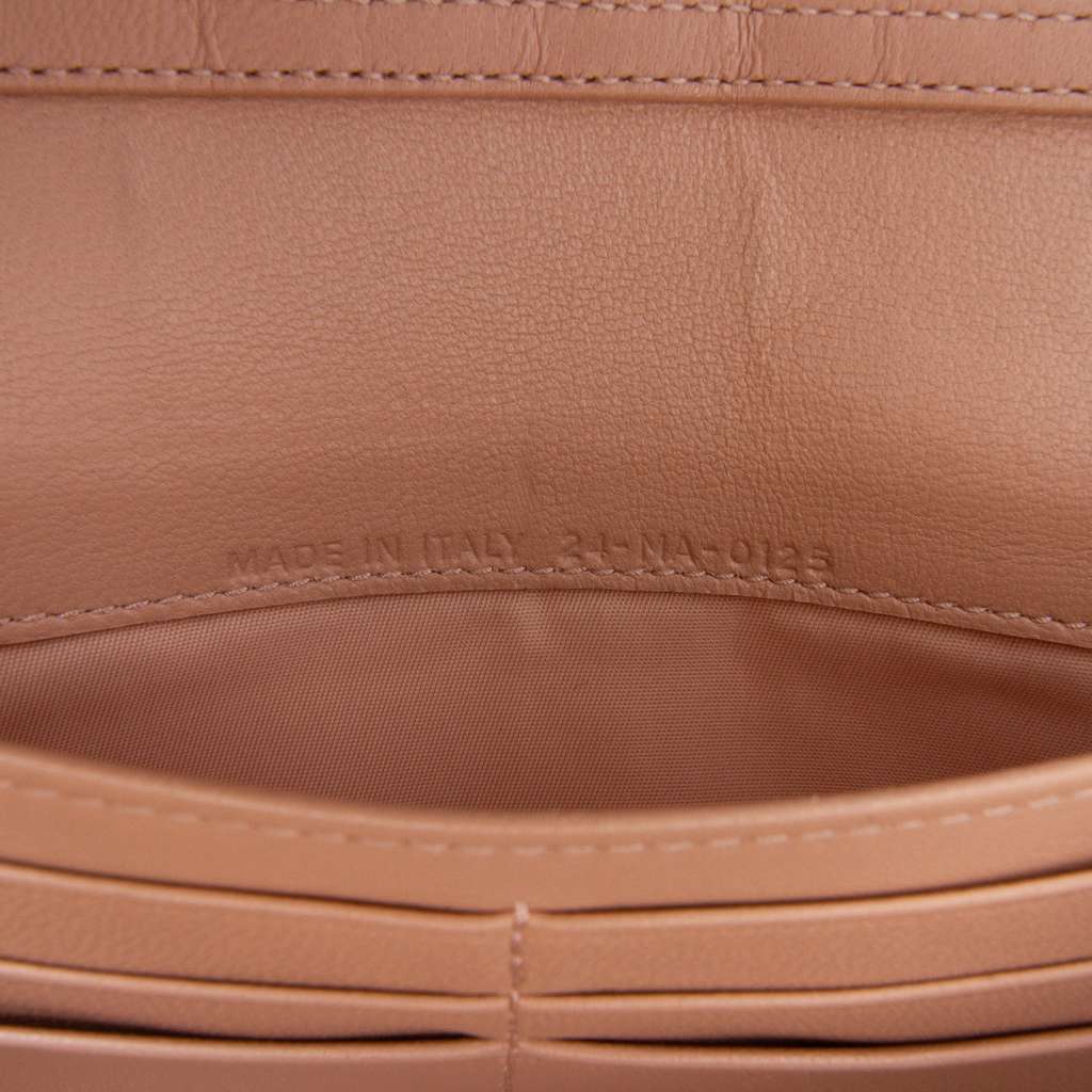 Dior Metallic Grained Calfskin Diorama Wallet on Chain - Detail 1