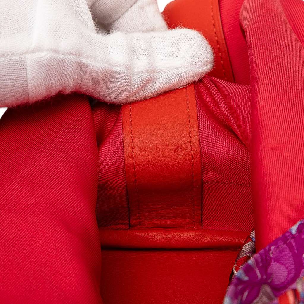 Hermès Silk Flamingo Party Sac Soie Cool 22 - Detail 1