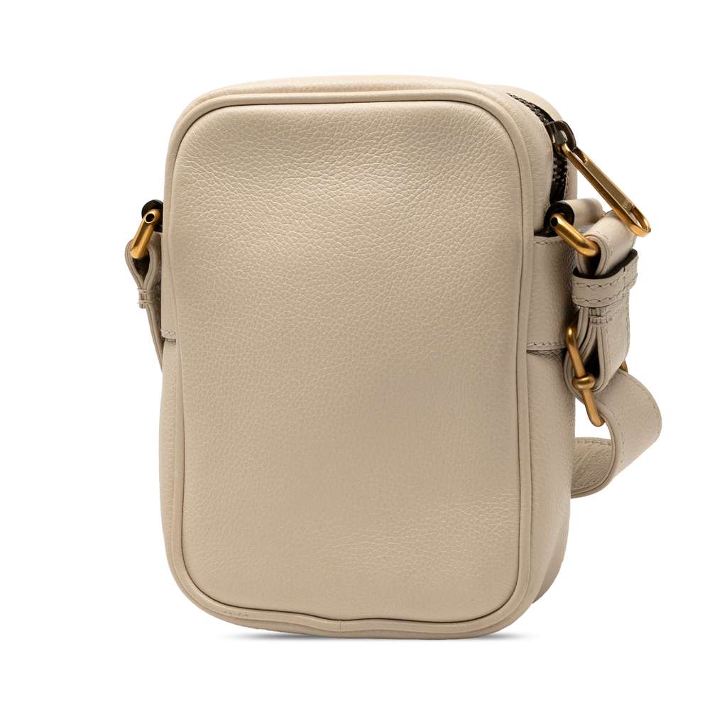 Gucci Mini Grained Calfskin Logo Crossbody - Back view