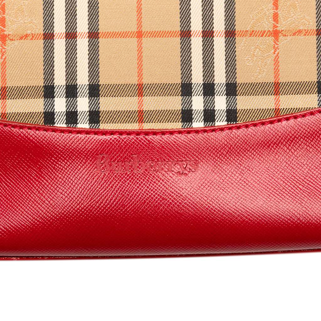 Burberry Haymarket Check Canvas Tote - Side view