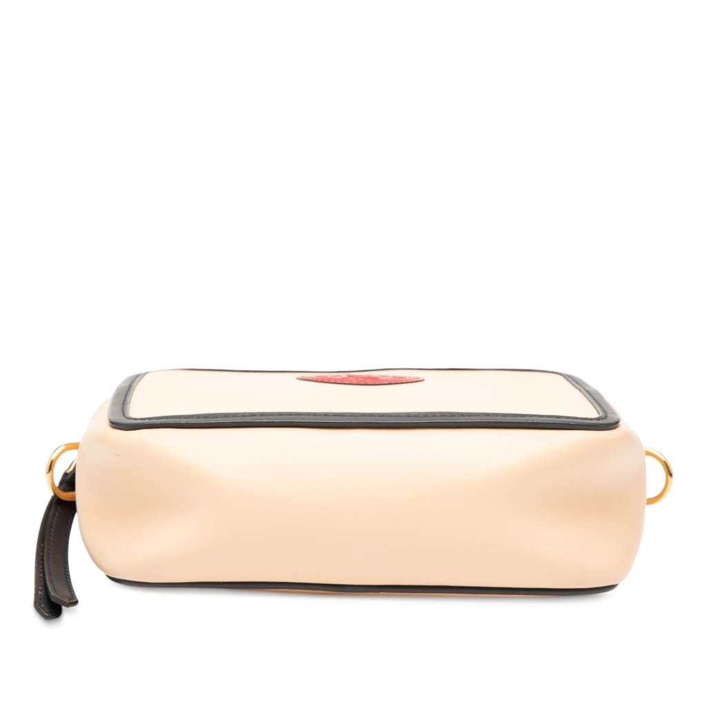 Fendi Mini Leather Stamp Patch 1974 Camera Bag - 3