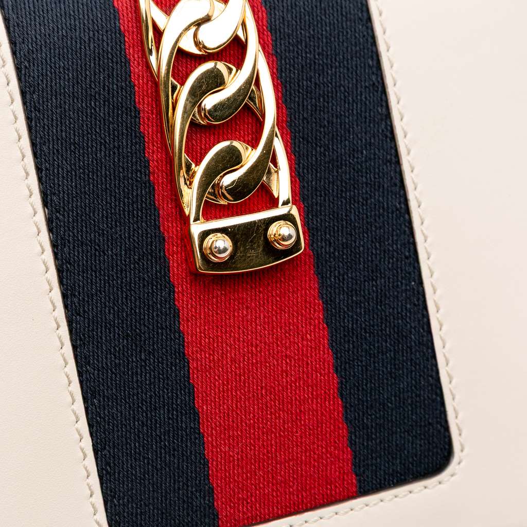 Gucci Mini Calfskin Sylvie Chain Crossbody - Image 11