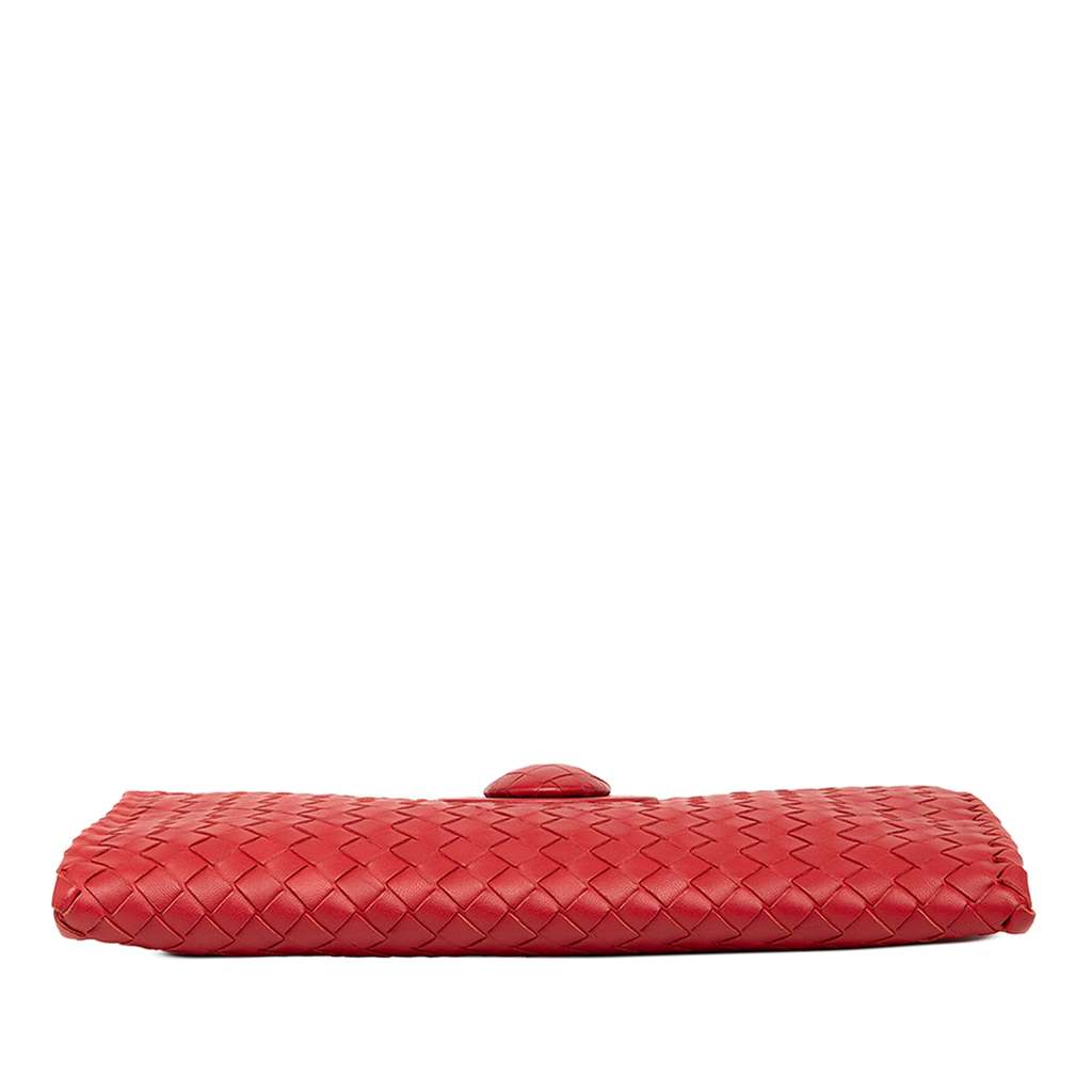 Bottega Veneta Nappa Intrecciato Turn Lock Clutch - Image 6