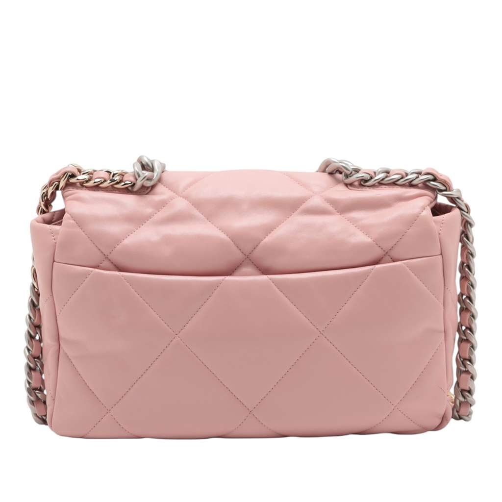 Chanel Large Lambskin 19 Flap - Back view