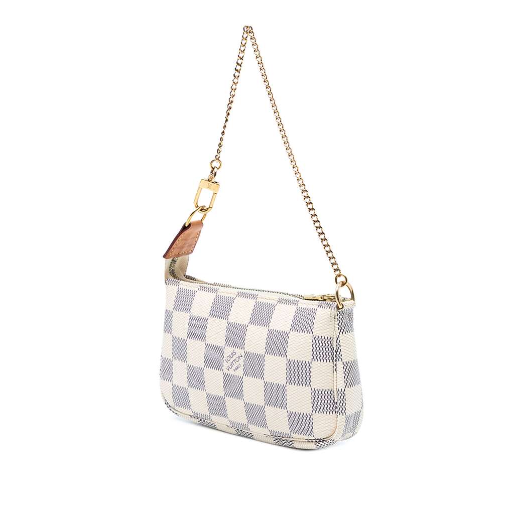 Louis Vuitton Damier Azur Mini Pochette Accessoires - Back view