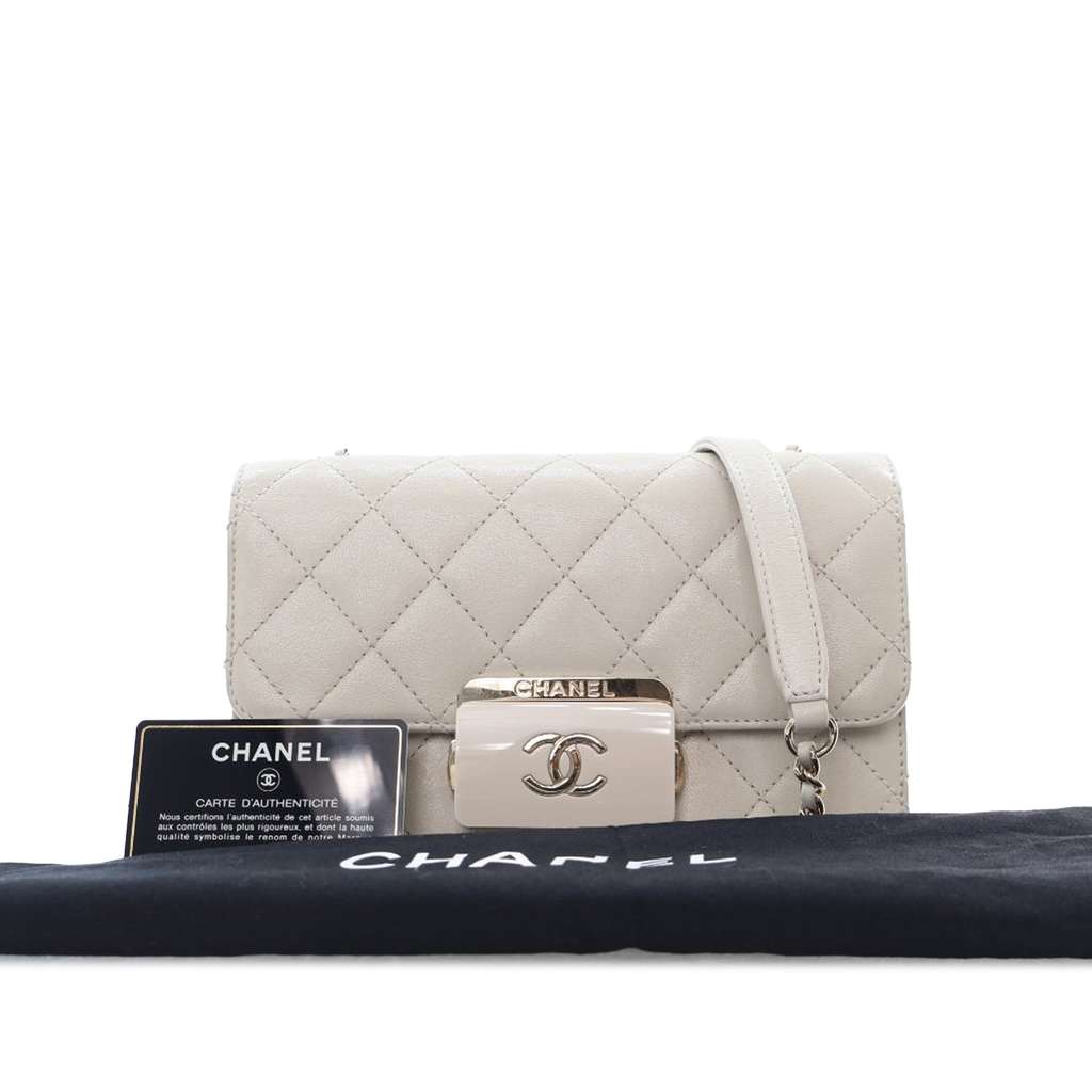 Chanel Mini Lambskin Beauty Lock Flap - Image 16