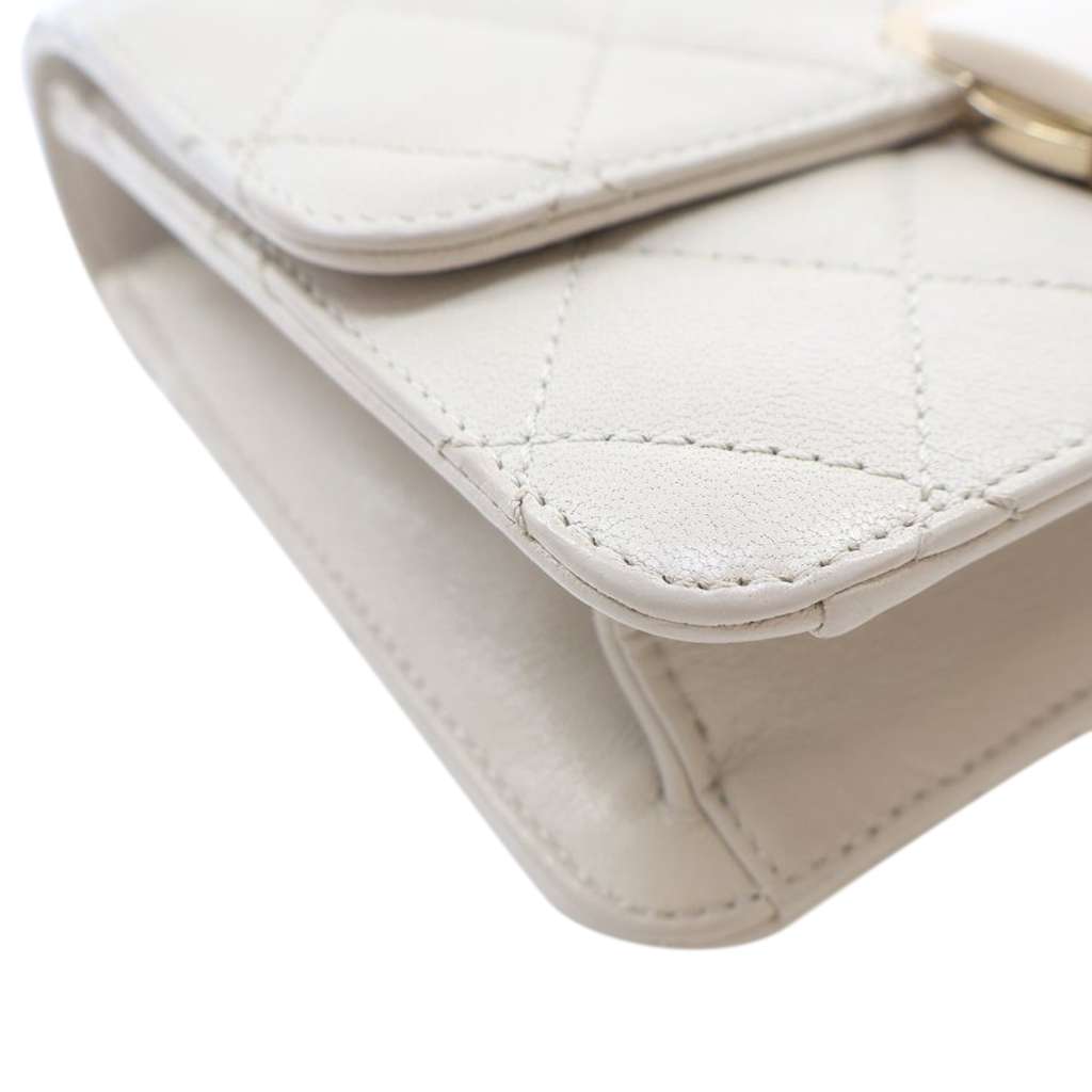 Chanel Mini Lambskin Beauty Lock Flap - Image 12