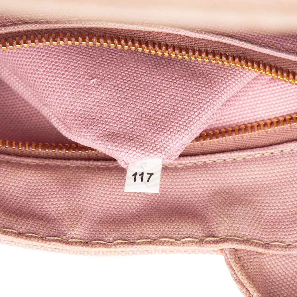 Prada Small Canvas Canapa Logo Satchel - Detail 1