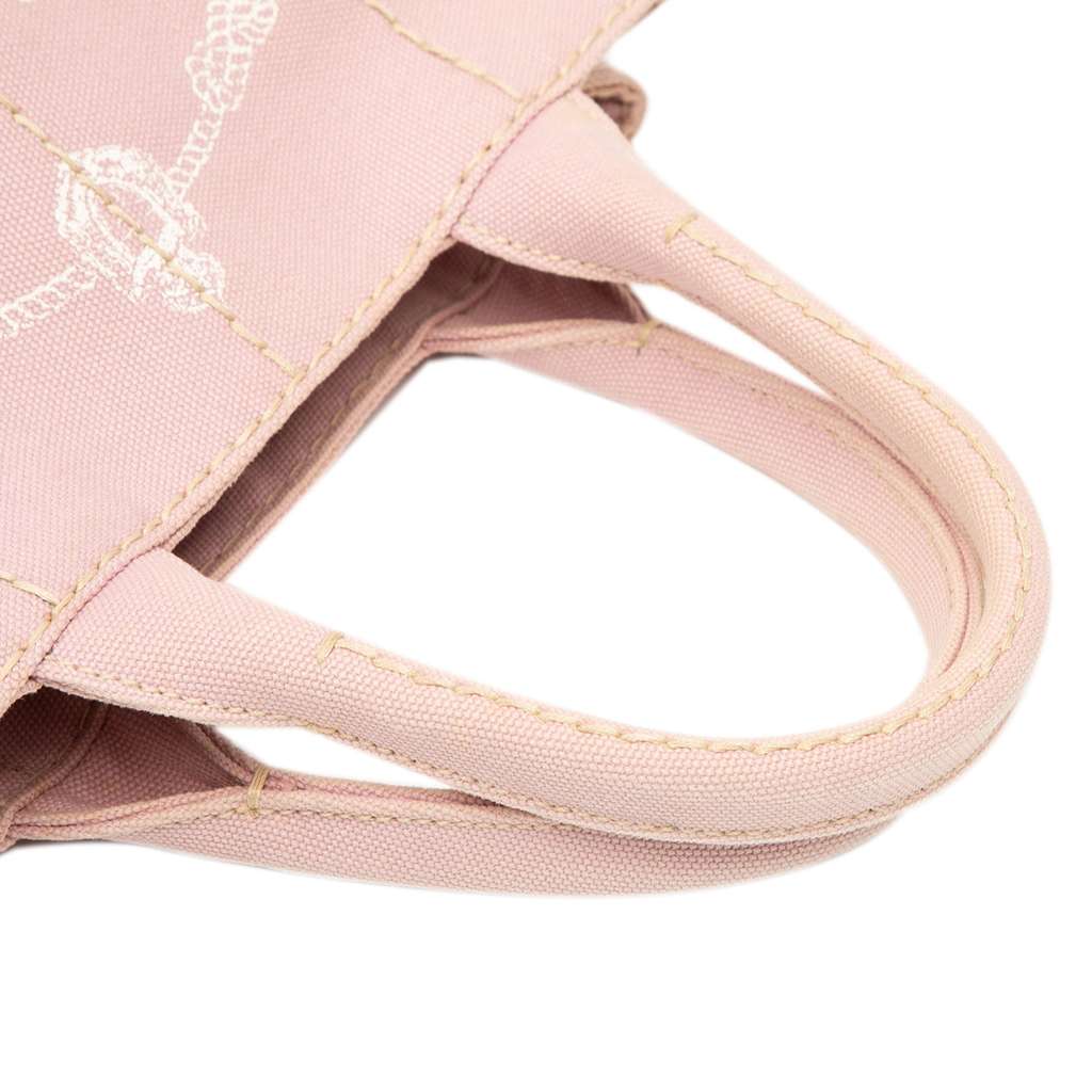 Prada Small Canvas Canapa Logo Satchel - Image 10