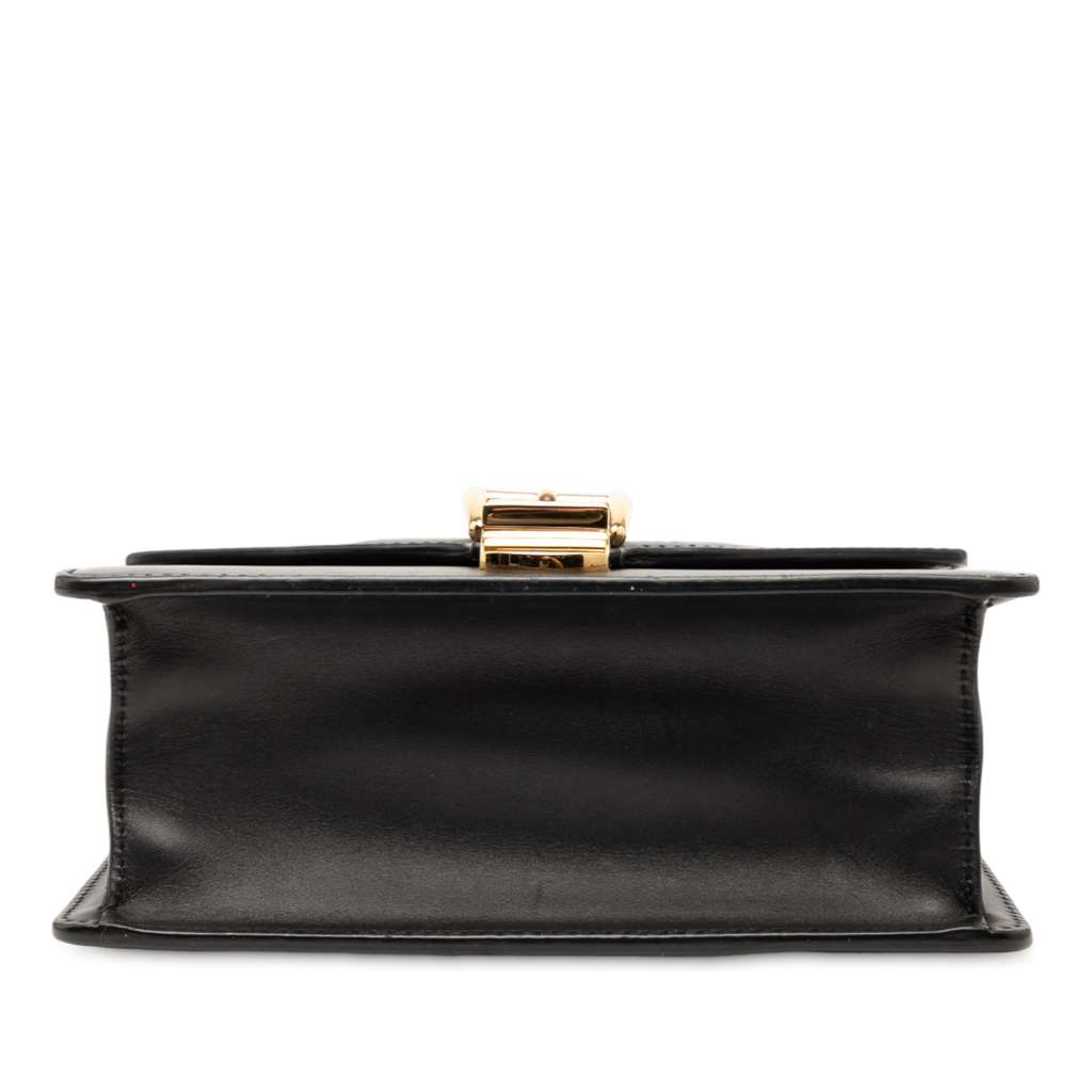 Gucci Mini Leather Web Sylvie Chain Crossbody - Image 6