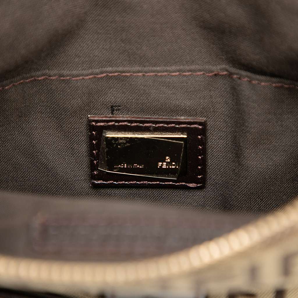Fendi Zucchino Coated Canvas Forever Crossbody - Detail 1