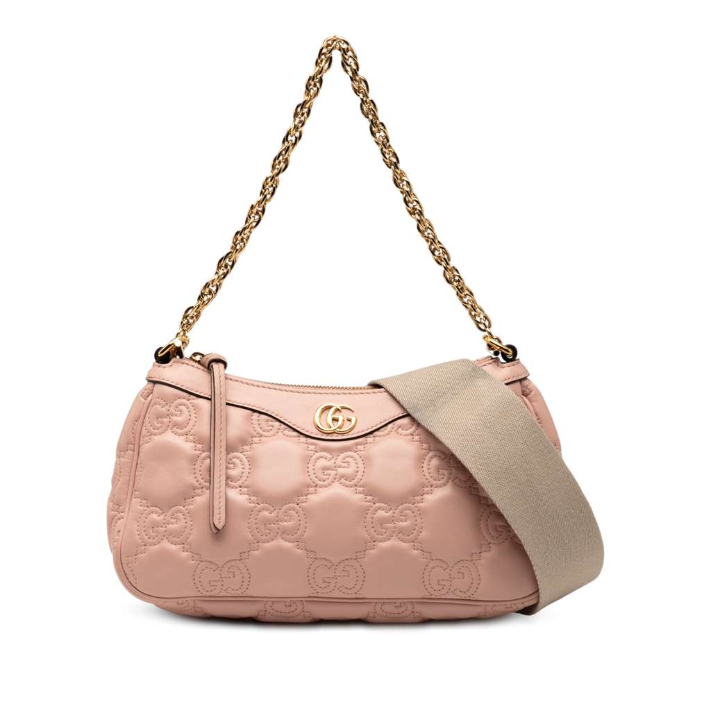 Gucci Small GG Matelasse Leather Satchel