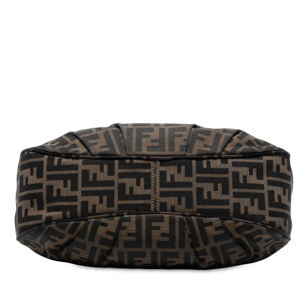 Fendi Zucca Canvas Mia Flap Shoulder Bag - Image 6