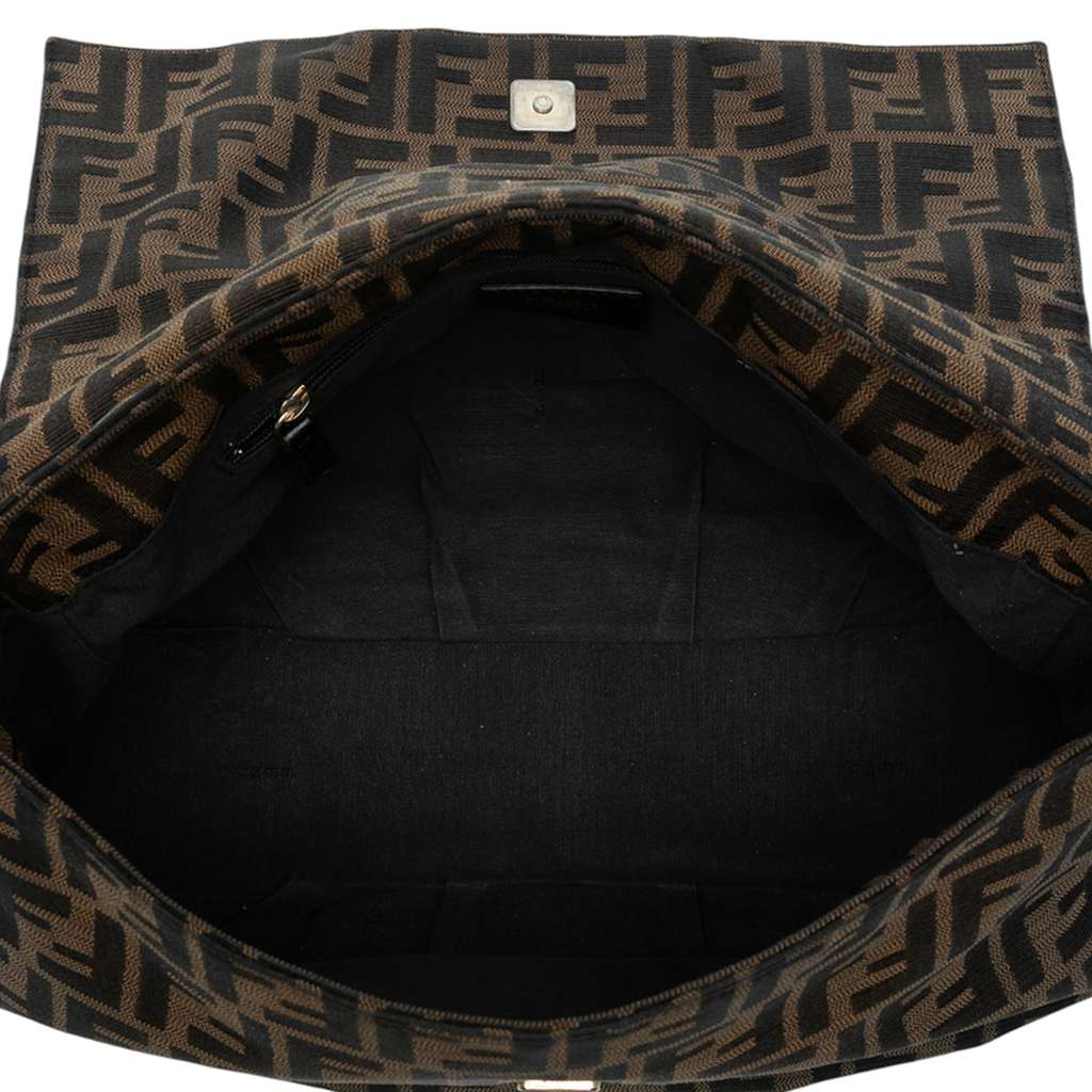 Fendi Zucca Canvas Mia Flap Shoulder Bag - 4