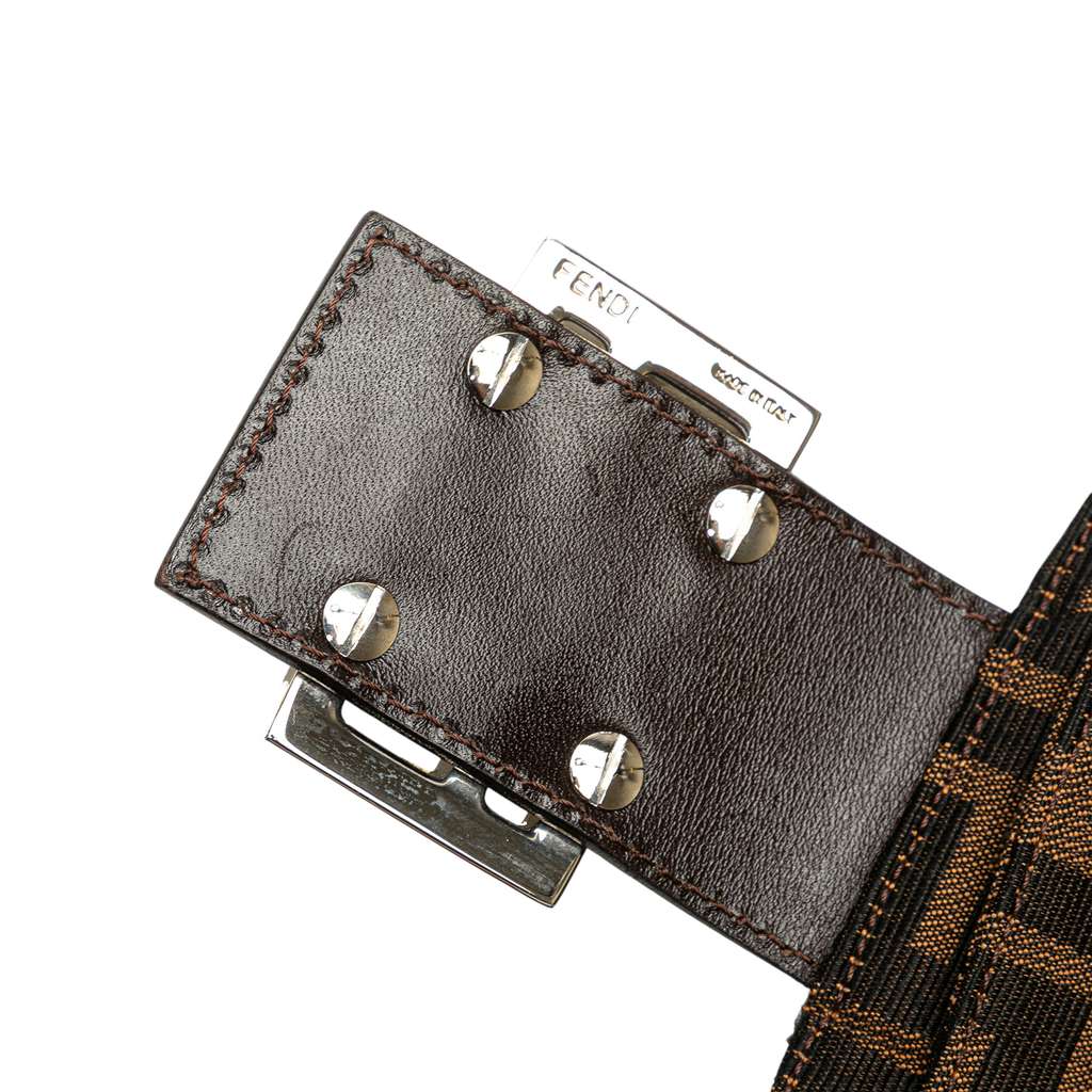 Fendi Zucca Canvas Double Flap Mamma - Image 12
