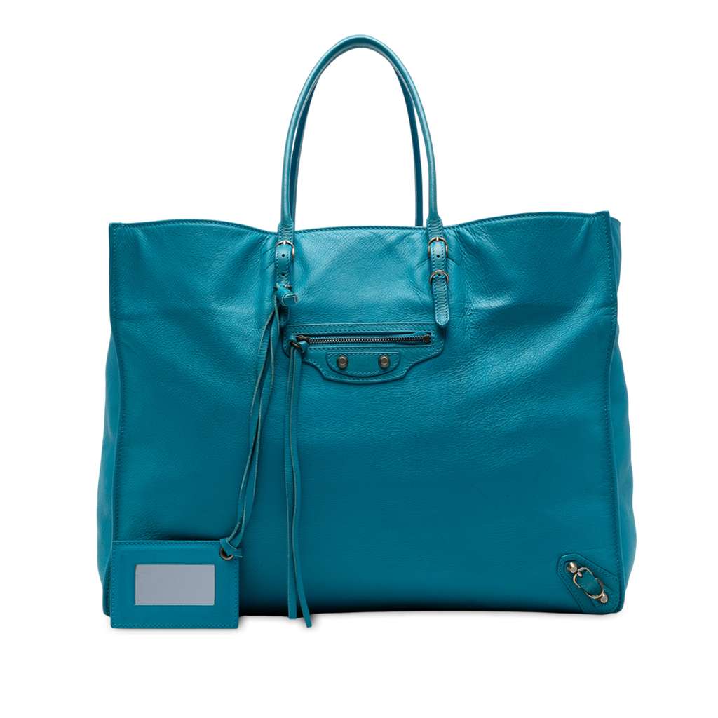 Balenciaga Leather Papier A4 Tote - Image 10