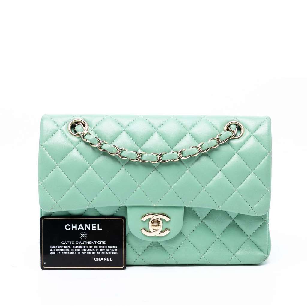 Chanel Small Classic Lambskin Double Flap - Image 10