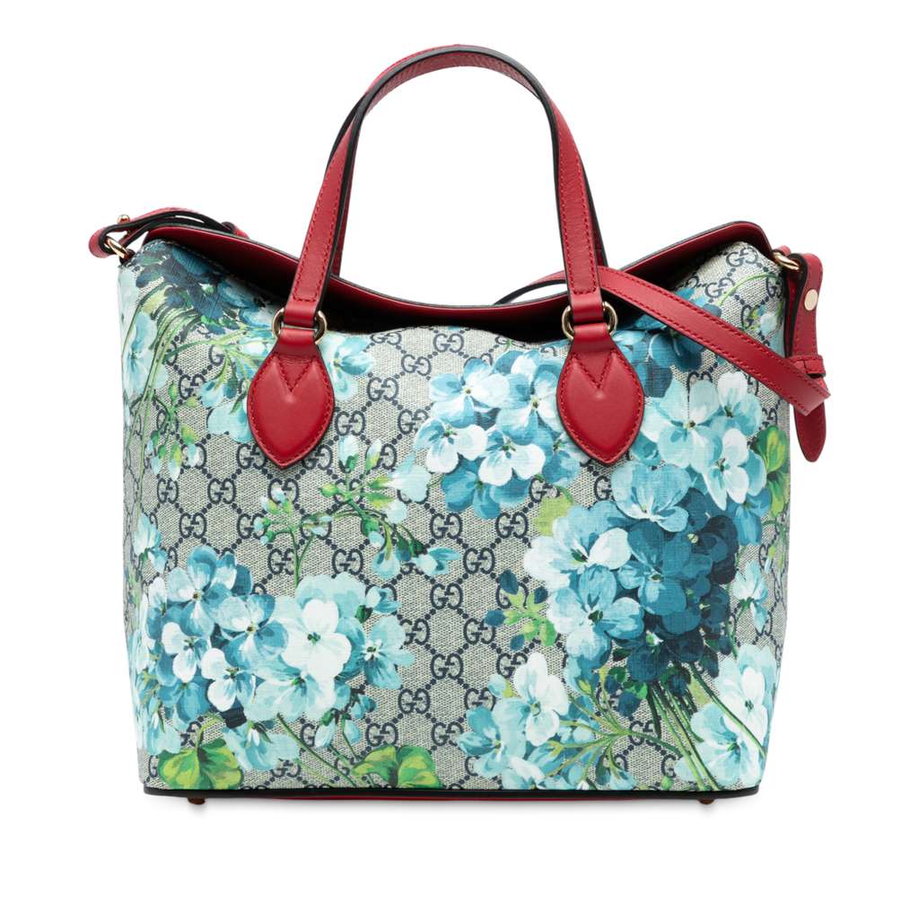 Gucci GG Supreme Blooms Linea A Fold Over Tote