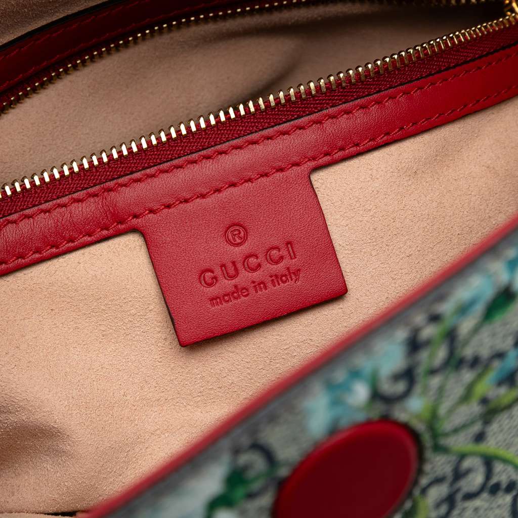 Gucci GG Supreme Blooms Linea A Fold Over Tote - Side view