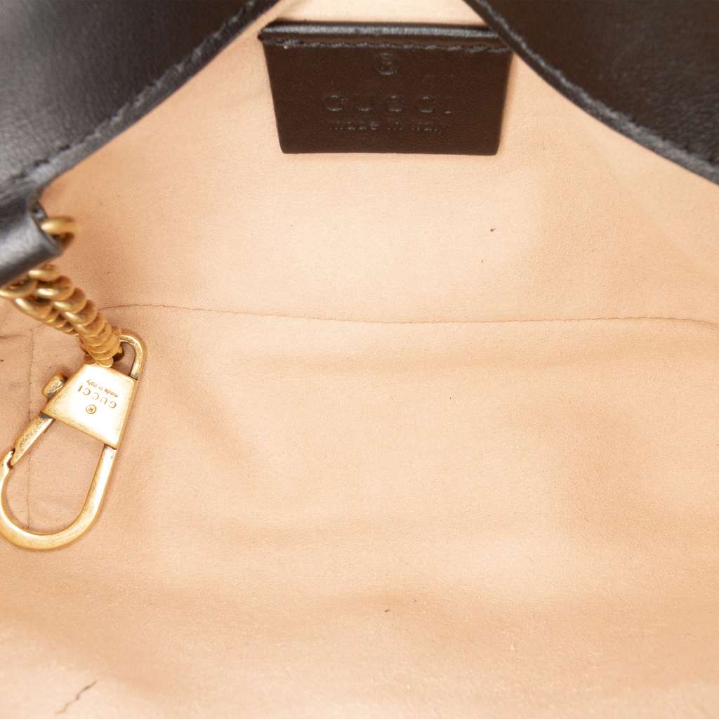 Gucci Mini GG Marmont Matelasse Leather Flap Crossbody - 4
